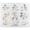 Image 1 : A Set of Mickey and Goofy Drawings by Paul Murry.