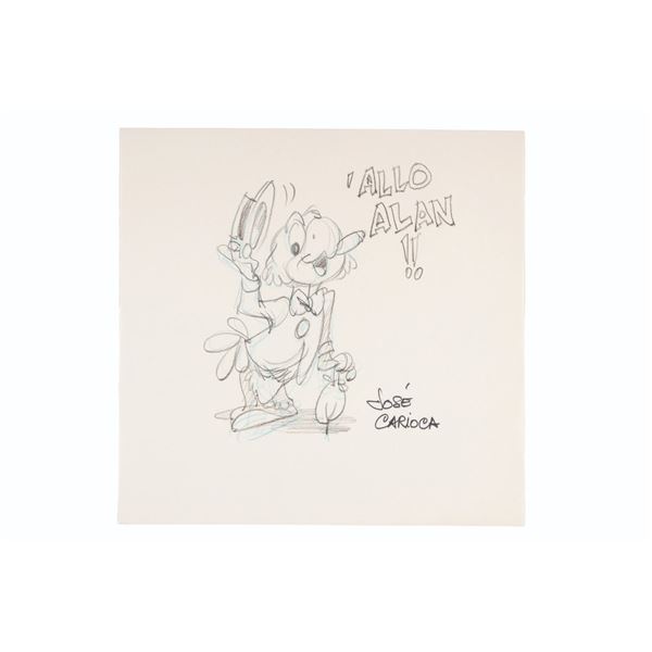 A Jose Carioca Drawing.