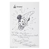 Image 1 : A Sorcerer Mickey Drawing Signed by Stacia Martin.