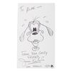Image 1 : A Drawing of Goofy Signed by Jim Korkis.