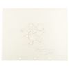 Image 1 : A "Fantasia" Elephant Drawing Signed by Frank Grundeen.