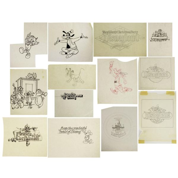 A Disneyland Development Drawing Collection.