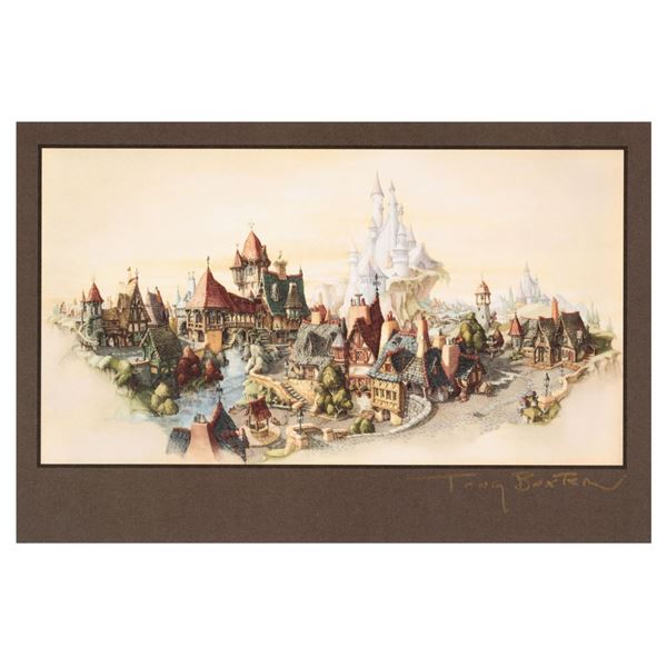 A Tony Baxter Signed Print of "Tyrolean Fantasy."