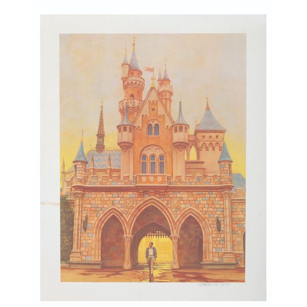 A Signed Charles Boyer "Footsteps" Litho.
