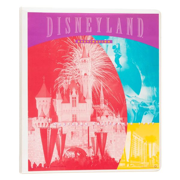 A 1997 Disneyland Destination Binder.