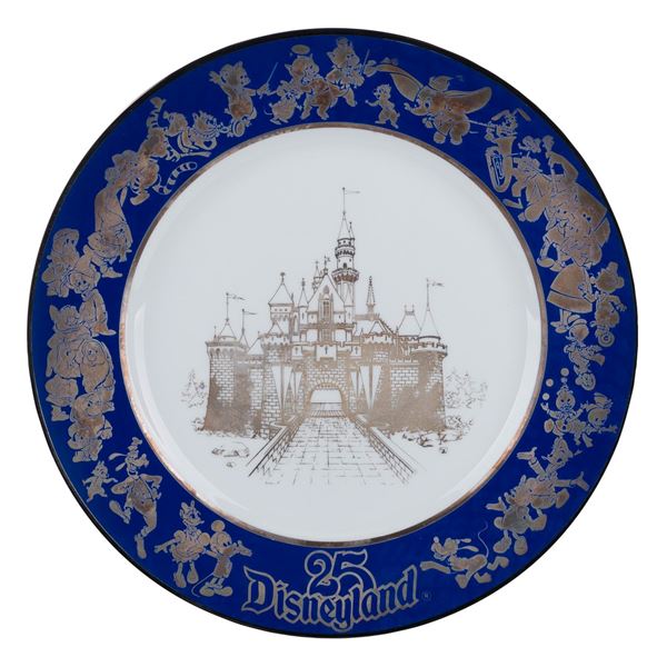 A Disneyland 25th Anniversary Commemorative Plate.