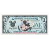 Image 1 : A $1 Series 1989 Disney Dollar.