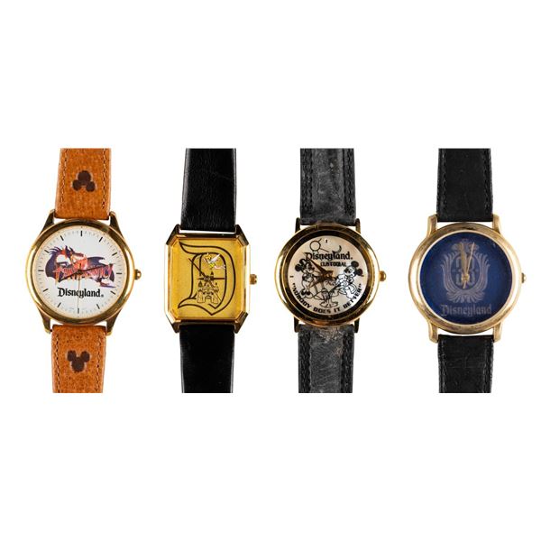 A Collection of Four Disneyland Watches.