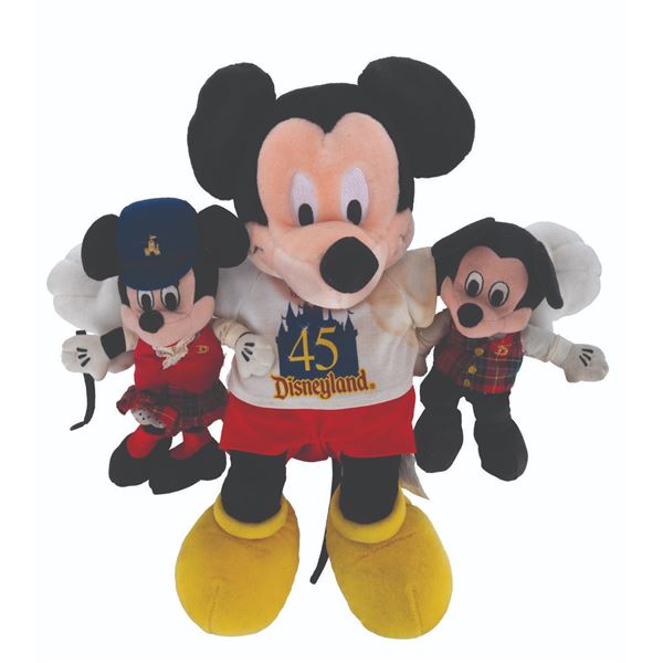 A Trio of Disneyland Plushes.
