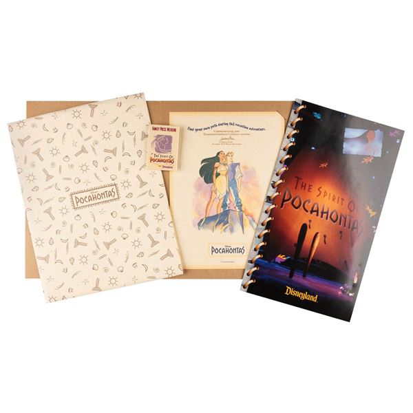A Collection of The Spirit of Pocahontas Souvenirs.
