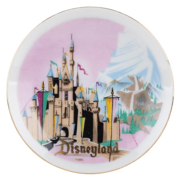 A Disneyland Ceramic Souvenir Mini-Plate.