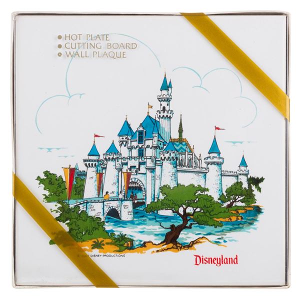 A 1970s Disneyland Ceramic Display Tile Souvenir.