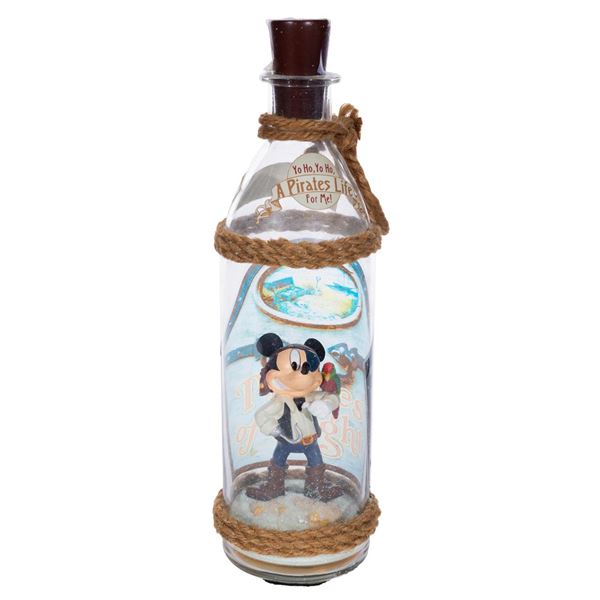 A Pirates of the Caribbean Pirate Mickey in Bottle.