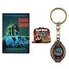 Image 1 : A Haunted Mansion Pin, Magnet, and Keychain.