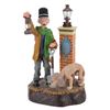 Image 1 : A Haunted Mansion Caretaker and Dog Figure.