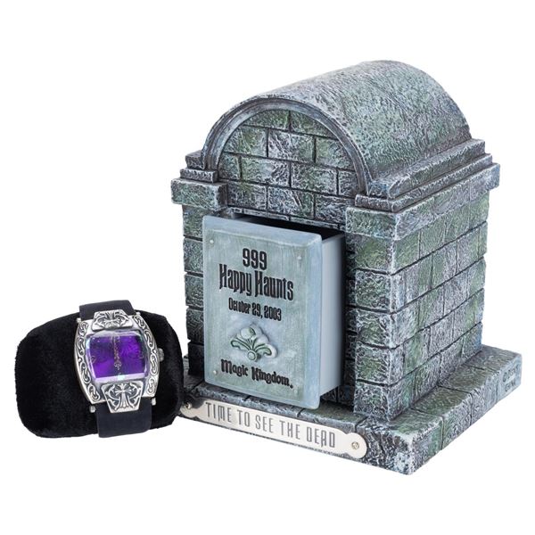 A Limited Edition Haunted Mansion Watch in Mausoleum.