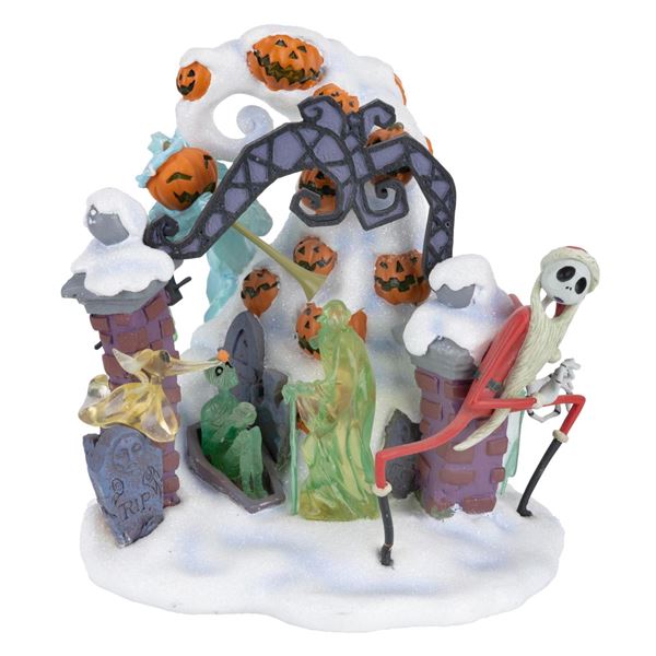A Haunted Mansion Holiday Light-Up Figure.
