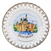 Image 1 : A Decorative Lace Sleeping Beauty Castle Plate.