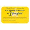 Image 1 : A 1955 Disneyland Autopia Driver's License.