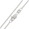 Image 7 : NEW 14k White Gold.60 ctw Round Pave Diamond Boxy Cross Slide Pendant & 18 Chain