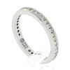 Image 9 : 18k White Gold 0.80 ctw Channel Princess Diamond Eternity Stack Wedding Band Rin