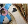 Image 8 : Very Large Painted Carousel Horse on Wooden Base 60"L x 67"H