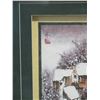 Image 3 : Qty 2 Framed Art w/ Maker's Mark, Matted 11" x 20" (each)