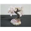 Image 10 : Stone 3-Section Pagoda Decorative Lantern 14"L x 23"H & Tree w/ Stone Leaves