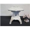 Image 2 : Stone 3-Section Pagoda Decorative Lantern 14"L x 23"H & Tree w/ Stone Leaves