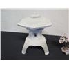 Image 4 : Stone 3-Section Pagoda Decorative Lantern 14"L x 23"H & Tree w/ Stone Leaves