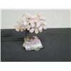 Image 8 : Stone 3-Section Pagoda Decorative Lantern 14"L x 23"H & Tree w/ Stone Leaves