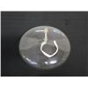 Image 2 : Clear Glass Candle w/ Wick 8" Dia, 5"H