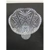 Image 8 : Qty 2 Glass Vases and Glass Bowl on Stand, Misc Sizes