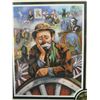 Image 2 : The Original Circus Collection Clown Artwork by Emmett Kelly, Framed & Matted 9" x 11"