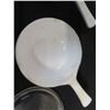 Image 4 : Qty 2 Le Persil & La Sauge Corningware Pots w/ Lids 6" Dia w/ Handle