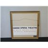 Image 4 : Abstract Horse Poster by Artist John Young '81 w/ Hawaii Opera Theater Tag, Framed 25" x 25"