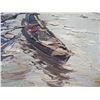 Image 4 : Framed Original Painting, Water Scene, Signed by Artist Prayat Timpawan, 30" x 24"