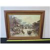 Image 9 : Framed Original Painting, Water Scene, Signed by Artist Prayat Timpawan, 30" x 24"