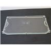 Image 4 : Glass Serving Tray w/ Handles & Pinwheel Design 20" x 13"