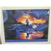 Image 2 : Free Spirit White Horse Print by Christian Riese Lassen, Framed & Matted 36" x 29"