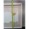 Image 16 : Pegge Hopper Print, Reclining Woman in White, Framed & Matted 41" x 25" (frame damaged)