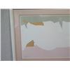 Image 3 : Pegge Hopper Print, Reclining Woman in White, Framed & Matted 41" x 25" (frame damaged)