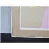 Image 4 : Pegge Hopper Print, Woman in Pink, Framed & Matted 30" x 23"