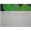 Image 7 : Talking Story Parrot Print 306/500 by Ari Vanderschoot, Framed & Matted 30" x 34"
