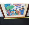 Image 10 : Boat Day at Aloha Tower by Tom Sellers, Framed & Matted 30" x 35"