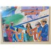 Image 3 : Boat Day at Aloha Tower by Tom Sellers, Framed & Matted 30" x 35"