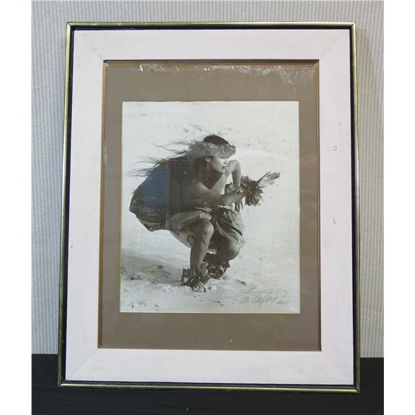 Hula Kahiko Collection Print by Kim Taylor Reece, Framed & Matted 24" x 31"