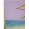 Image 2 : Painting on Canvas, Heliconia With Papaya, Marked "Mes 02 1169" Unframed 24" x 36"