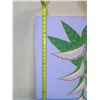 Image 8 : Painting on Canvas, Heliconia With Papaya, Marked "Mes 02 1169" Unframed 24" x 36"