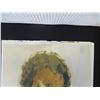 Image 10 : Original Artwork by John Young, Abstract Child w/ Flowers, Unframed 14" x 22"